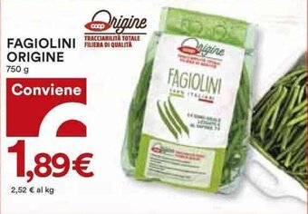 FAGIOLINI ORIGINE 750 g