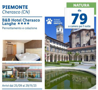 Lidl B&B Hotel Cherasco Langhe offerta