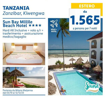 Lidl Sun Bay Mlilile Beach Hotel offerta