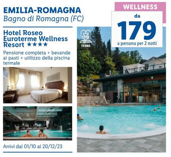 Lidl Hotel Roseo Euroterme Wellness Resort offerta
