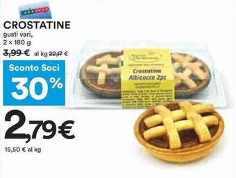 Coop CROSTATINE gusti vari, 2 x 180 g offerta