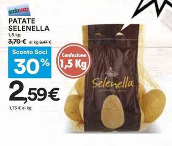 Coop PATATE SELENELLA 1,5 kg offerta
