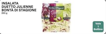 Coop INSALATA DUETTO JULIENNE BONTÀ DI STAGIONE 250 g offerta
