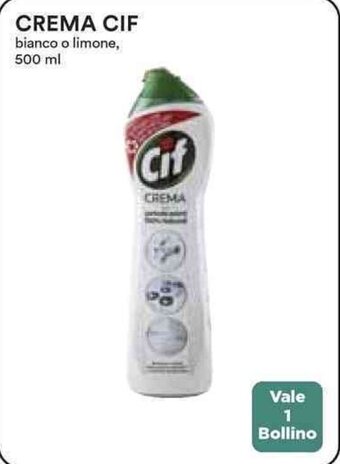 Coop CREMA CIF bianco o limone, 500 ml offerta