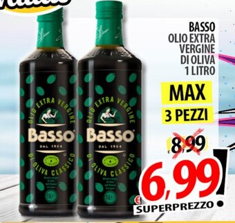 Il Genio Supermercato BASSO OLIO EXTRA VERGINE DI OLIVA 1 LITRO offerta