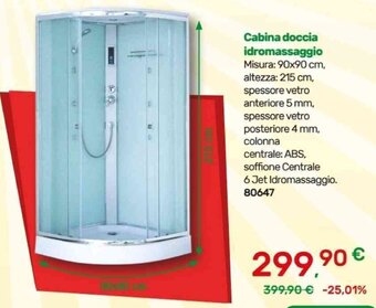 Bricoware Cabina doccia idromassaggio offerta