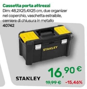 Bricoware STANLEY Cassetta porta attrezzi offerta