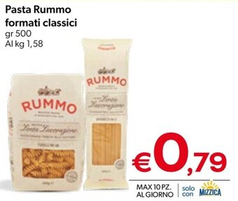 Pasta Rummo formati classici gr 500