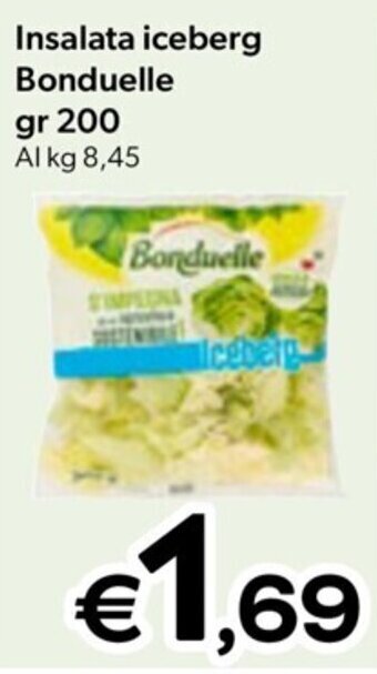 MAX Supermercati Insalata iceberg Bonduelle gr 200 offerta