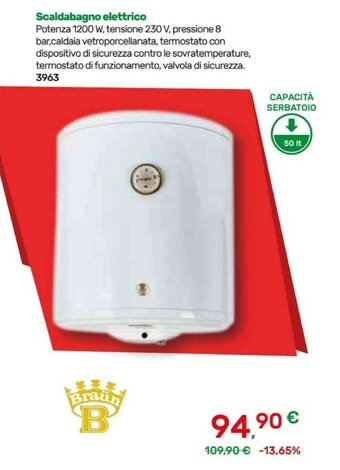 Scaldabagno elettrico