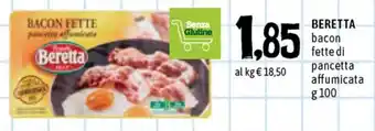 Famila Superstore Beretta Bacon fette di pancetta affumicata 100g offerta