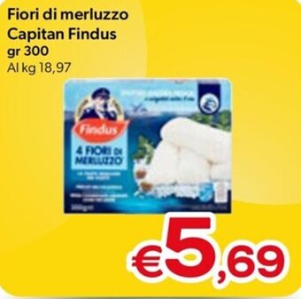 MAX Supermercati Fiori di merluzzo Capitan Findus gr 300 offerta