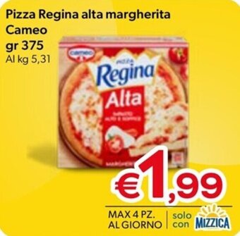 MAX Supermercati Pizza Regina alta margherita Cameo gr 375 offerta