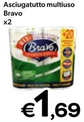 Asciugatutto multiuso Bravo x2