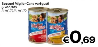 MAX Supermercati Bocconi Miglior Cane vari gusti gr 400/405 offerta