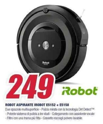 Trony ROBOT ASPIRANTE IROBOT E5152 + E5158 offerta