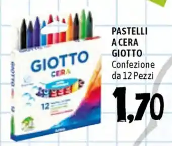 Famila Superstore Pastelli a Cera Giotto 12 pezzi offerta