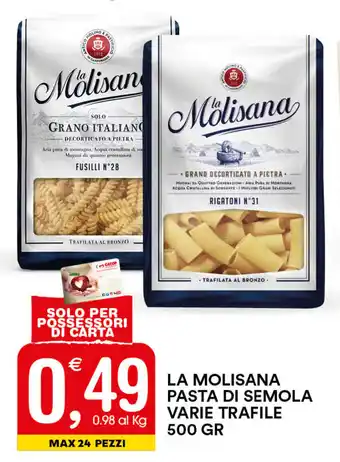 La Molisana Pasta di Semola Varie Trafile 500gr