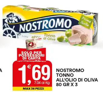 Gecop Nostromo Tonno All'Olio di Oliva 80gr x 3 offerta