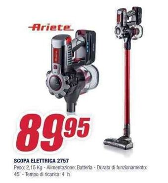 Trony Ariete SCOPA ELETTRICA 2757 offerta