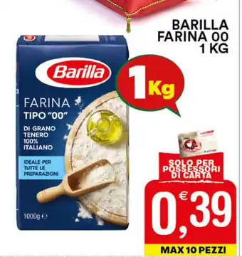 Gecop Barilla Farina 00 1kg offerta