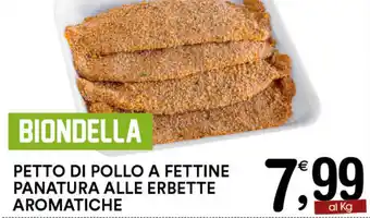 Gecop Petto di Pollo A Fettine Panatura Alle Erbette Aromatiche offerta