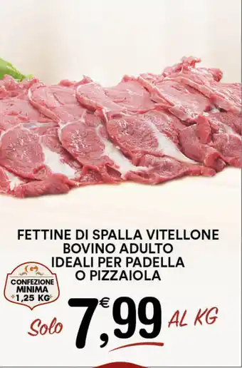 Gecop Fettine di Spalla Vitellone Bovino Adulto Ideali Per Padella O Pizzaiola offerta