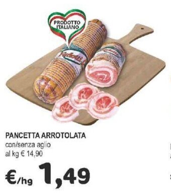 Crai PANCETTA ARROTOLATA offerta
