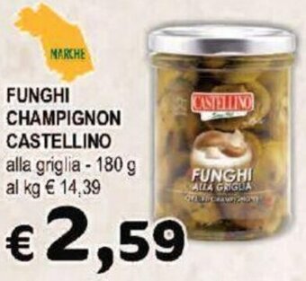 Crai FUNGHI CHAMPIGNON CASTELLINO alla griglia - 180 g offerta