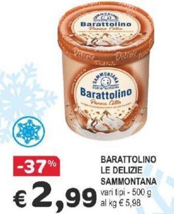 Crai BARATTOLINO LE DELIZIE SAMMONTANA vari tipi - 500 g offerta