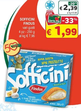 Crai SOFFICINI FINDUS 4 PEZZI -250 g offerta
