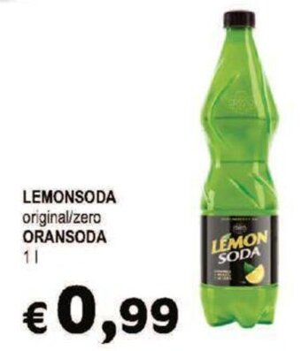 Crai LEMONSODA original/zero ORANSODA 1 l offerta