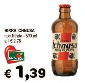 Crai BIRRA ICHNUSA non filtrata - 500 ml offerta