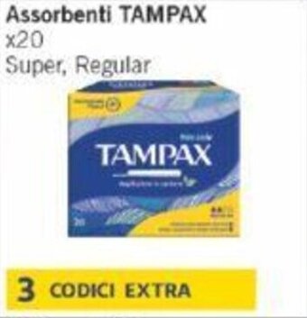 Paghi Poco Assorbenti TAMPAX x20 offerta