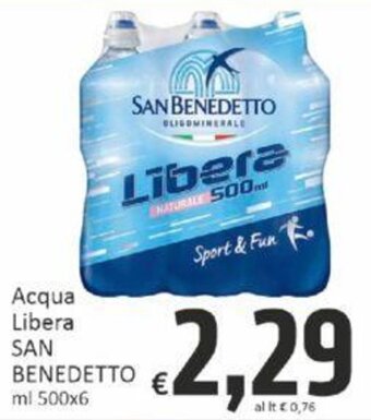 Acqua Libera SAN BENEDETTO ml 500x6