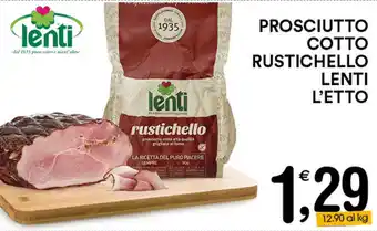 Gecop Lenti Prosciutto Cotto rustichello offerta