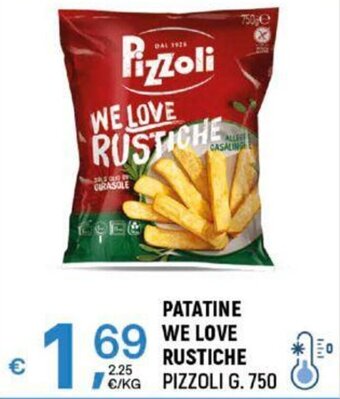 A&O PATATINE WE LOVE RUSTICHE PIZZOLI G. 750 offerta