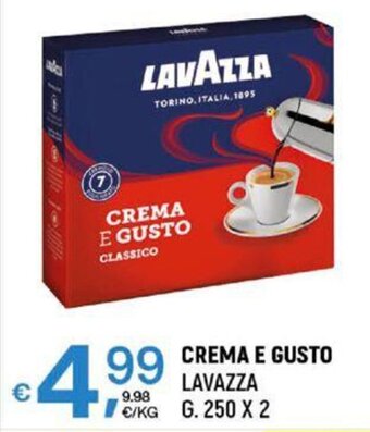 A&O CREMA E GUSTO LAVAZZA G. 250 X 2 offerta