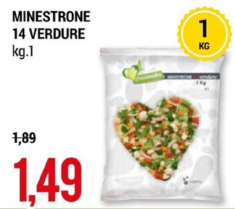 MINESTRONE 14 VERDURE kg.1
