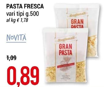 Hardis PASTA FRESCA vari tipi g.500 offerta
