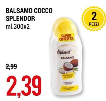 BALSAMO COCCO SPLENDOR ml.300x2
