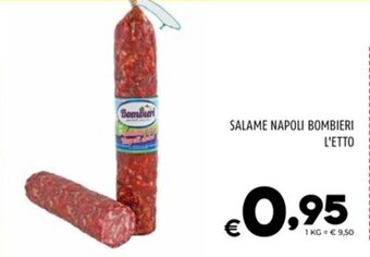 SALAME NAPOLI BOMBIERI
