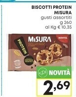 Pam Misura biscotti protein offerta