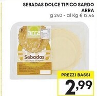 Arra sebadas dolce tipico sardo