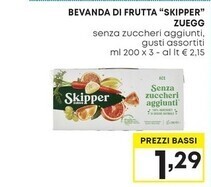 Pam Zuegg bevanda di frutta skipper offerta