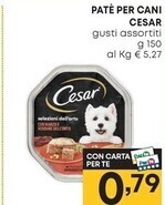 Pam Cesar pate per cani offerta