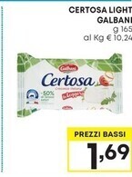 Pam Galbani certosa light offerta