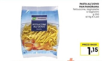 Pam Pam & panorama pasta all'uovo offerta
