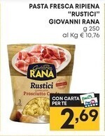 Pam Giovanni rana pasta fresca ripiena rustici offerta