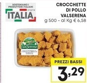 Pam Valserena crocchette di pollo offerta